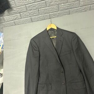 Brooks Brothers Men's Charcoal Gray Wool Blend Suit Jacket Blazer Size 41R